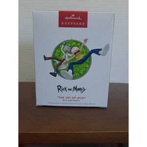 2024 NIB Hallmark‎ Keepsake Ornament - Rick and Morty 'THE VAT OF ACID'